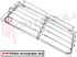Immagine di GRIGLIA 2 FUOCHI FILO 455X213MM. CROMATA ARISTON