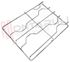 Immagine di GRIGLIA 3 FUOCHI FILO 405X310MM. CROMATA CAMPOMATIC