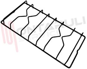 Visualizza i dettagli per GRIGLIA 2 FUOCHI FILO 453X224MM. SMALTATA NERA REX Immagine di GRIGLIA 2 FUOCHI FILO 453X224MM. SMALTATA NERA REX