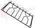 Immagine di GRIGLIA 2 FUOCHI FILO 453X224MM. SMALTATA NERA REX