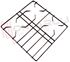 Immagine di GRIGLIA 3 FUOCHI + APPOGGIO PIATTINA 462X453MM MARRONE IGNIS