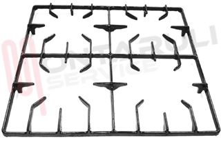 Immagine di GRIGLIA 4 FUOCHI GHISA 452X434MM. ZOPPAS