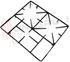 Immagine di GRIGLIA 3 FUOCHI GHISA 475X427MM. BECCHI STICE