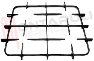 Immagine di GRIGLIA 4 FUOCHI GHISA 425X359MM. REX NAONIS