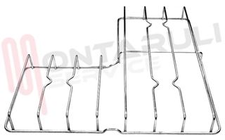 Immagine di GRIGLIA 3 FUOCHI FILO 433X435MM. CROMATO SAMET