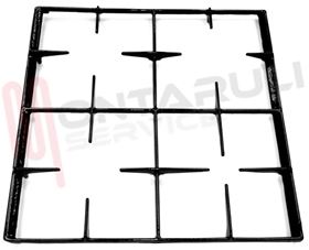 Visualizza i dettagli per GRIGLIA 4 FUOCHI GHISA 460X460MM. REX Immagine di GRIGLIA 4 FUOCHI GHISA 460X460MM. REX