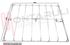 Immagine di GRIGLIA 4 FUOCHI FILO 482X467MM. CROMATA SMEG