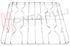 Immagine di GRIGLIA 4 FUOCHI FILO 575X502MM. CROMATA BOMPANI