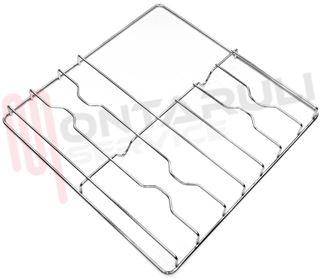 Immagine di GRIGLIA 3 FUOCHI FILO 459X449MM. CROMATA PIOLI BASSI  SMEG