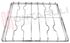 Immagine di GRIGLIA 4 FUOCHI FILO 478X446MM. CROMATA GASFIRE