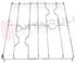 Immagine di GRIGLIA 2 FUOCHI FILO 425X367MM. CROMATA IGNIS