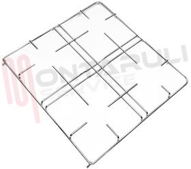 Visualizza i dettagli per GRIGLIA 4 FUOCHI FILO 460X430MM. CROMATA IGNIS Immagine di GRIGLIA 4 FUOCHI FILO 460X430MM. CROMATA IGNIS