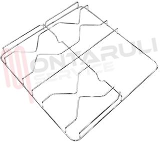 Immagine di GRIGLIA 3 FUOCHI FILO 467X456MM. CROMATA ONOFRI