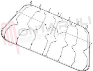 Immagine di GRIGLIA 4 FUOCHI FILO 469X455MM. INOX ARISTON