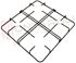 Immagine di GRIGLIA 4 FUOCHI FILO 470X455MM. ARISTON MARRONE SCURO