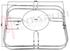 Immagine di GRIGLIA 1 FUOCO FILO 248X195MM. CROMATA NARDI