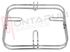 Immagine di GRIGLIA 1 FUOCO FILO 245X212MM. CROMATA NARDI