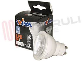 Visualizza i dettagli per LAMPADA SPOT PRO LED GU10 8W 230V LUCE FREDDA 6000K Immagine di LAMPADA SPOT PRO LED GU10 8W 230V LUCE FREDDA 6000K