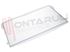 Immagine di RIPIANO IN VETRO CON BORDI IN PLASTICA BIANCO 490X310MM.
