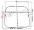 Immagine di GRIGLIA 1 FUOCO FILO 140X224MM. CROMATA STAR