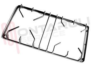 Immagine di GRIGLIA 2 FUOCHI GHISA 451X230MM. SR+ DC