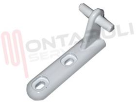 Visualizza i dettagli per CERNIERA PORTA FRIGO BIANCA L=75MM. Immagine di CERNIERA PORTA FRIGO BIANCA L=75MM.