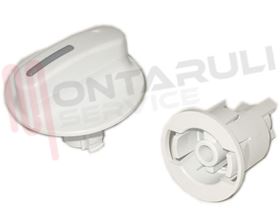 Visualizza i dettagli per MANOPOLA TERMOSTATO BIANCA IN KIT Immagine di MANOPOLA TERMOSTATO BIANCA IN KIT