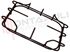 Immagine di GRIGLIA 1 FUOCO FILO 225X144MM. SMALTATA MARRONE STAR