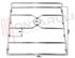 Immagine di GRIGLIA 1 FUOCO FILO 233X202MM. CROMATA SAMET