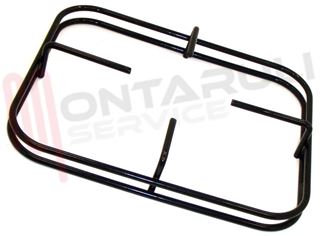 Immagine di GRIGLIA 1 FUOCO FILO 247X194MM. SMALTATA MARRONE NARDI
