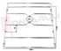 Immagine di GRIGLIA 1 FUOCO FILO 200X207MM. CROMATA SAMET