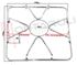 Immagine di GRIGLIA 1 FUOCO FILO 179X179MM. CROMATA SVB EUROCAMPING