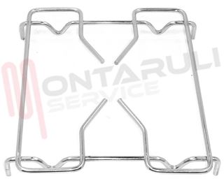 Immagine di GRIGLIA 1 FUOCO FILO 255X180MM. CROMATA CASELLATO