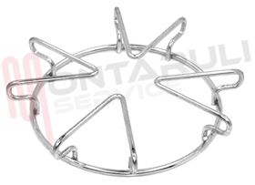 Visualizza i dettagli per GRIGLIA 1 FUOCO FILO D.130MM. CROMATA SMALVIC Immagine di GRIGLIA 1 FUOCO FILO D.130MM. CROMATA SMALVIC