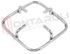 Immagine di GRIGLIA 1 FUOCO FILO 100X100MM. CROMATA PARKER
