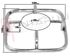 Immagine di GRIGLIA 1 FUOCO FILO 100X100MM. CROMATA PARKER