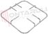 Immagine di GRIGLIA 1 FUOCO FILO 218X218MM. CROMATA PARKER
