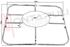 Immagine di GRIGLIA 1 FUOCO FILO 218X218MM. CROMATA PARKER