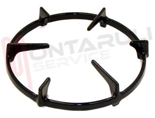 Immagine di GRIGLIA 1 FUOCO GHISA D.210MM. NERA