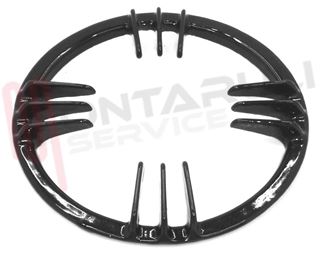 Immagine di GRIGLIA 1 FUOCO GHISA D.210MM. NERA TECNOGAS