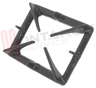 Immagine di GRIGLIA 1 FUOCO GHISA 178X119MM. SMALTATA NERA ONOFRI