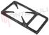 Immagine di GRIGLIA 1 FUOCO LAMIERA PORCELLANATA NERA 215X120MM. FEMI