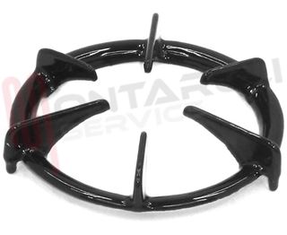 Immagine di GRIGLIA 1 FUOCO GHISA D.141MM. NERA TECNOGAS