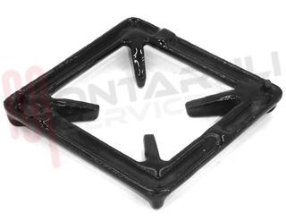 Immagine di GRIGLIA 1 FUOCO GHISA 105X105MM. SMALTATA NERA LIQUIGAS