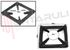 Immagine di GRIGLIA 1 FUOCO GHISA 105X105MM. SMALTATA NERA LIQUIGAS