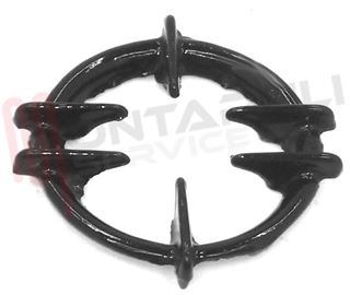 Immagine di GRIGLIA 1 FUOCO GHISA D.110MM. NERA TECNOGAS