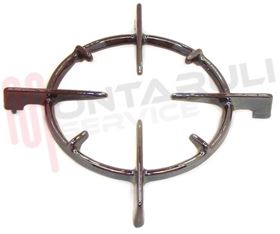 Visualizza i dettagli per GRIGLIA 1 FUOCO GHISA D.150MM. MARRONE BECCHI Immagine di GRIGLIA 1 FUOCO GHISA D.150MM. MARRONE BECCHI