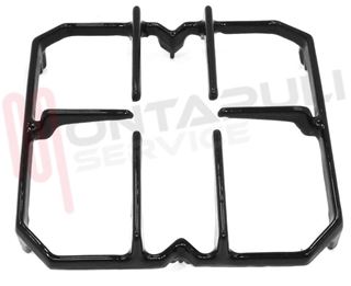 Immagine di GRIGLIA 1 FUOCO GHISA 200X200MM. NERA LIGMAR