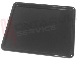Immagine di LECCARDA FORNO 390X350MM. SMALTATA NERA