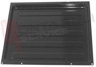 Immagine di LECCARDA FORNO 375X355MM. SMALTATA NERA SAMET